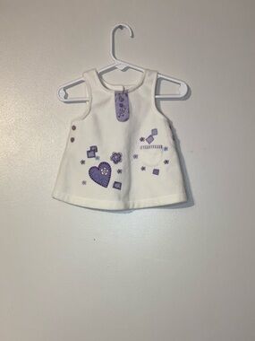 Koala Kids Cream and Lavender Floral Baby Sleepwear